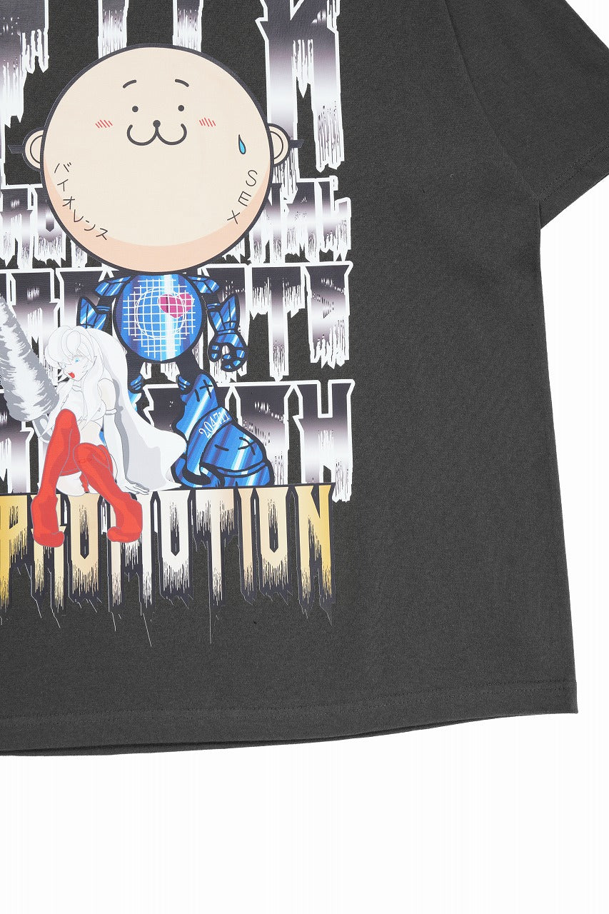 beauty : beast x 20471120 COLLABORATION S/S TEE _3 (SUMI BLACK) - Image 5