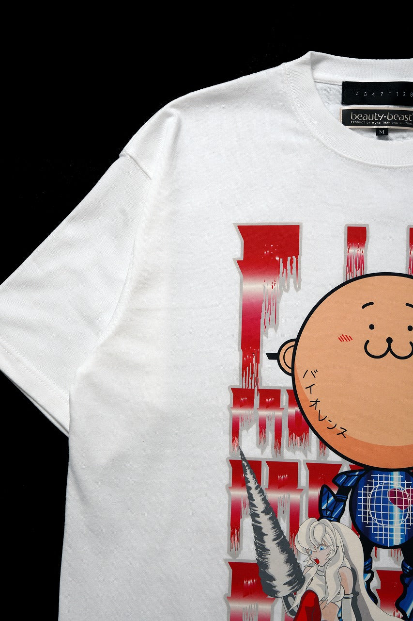 beauty : beast x 20471120 COLLABORATION S/S TEE _3 (WHITE) - Image 4