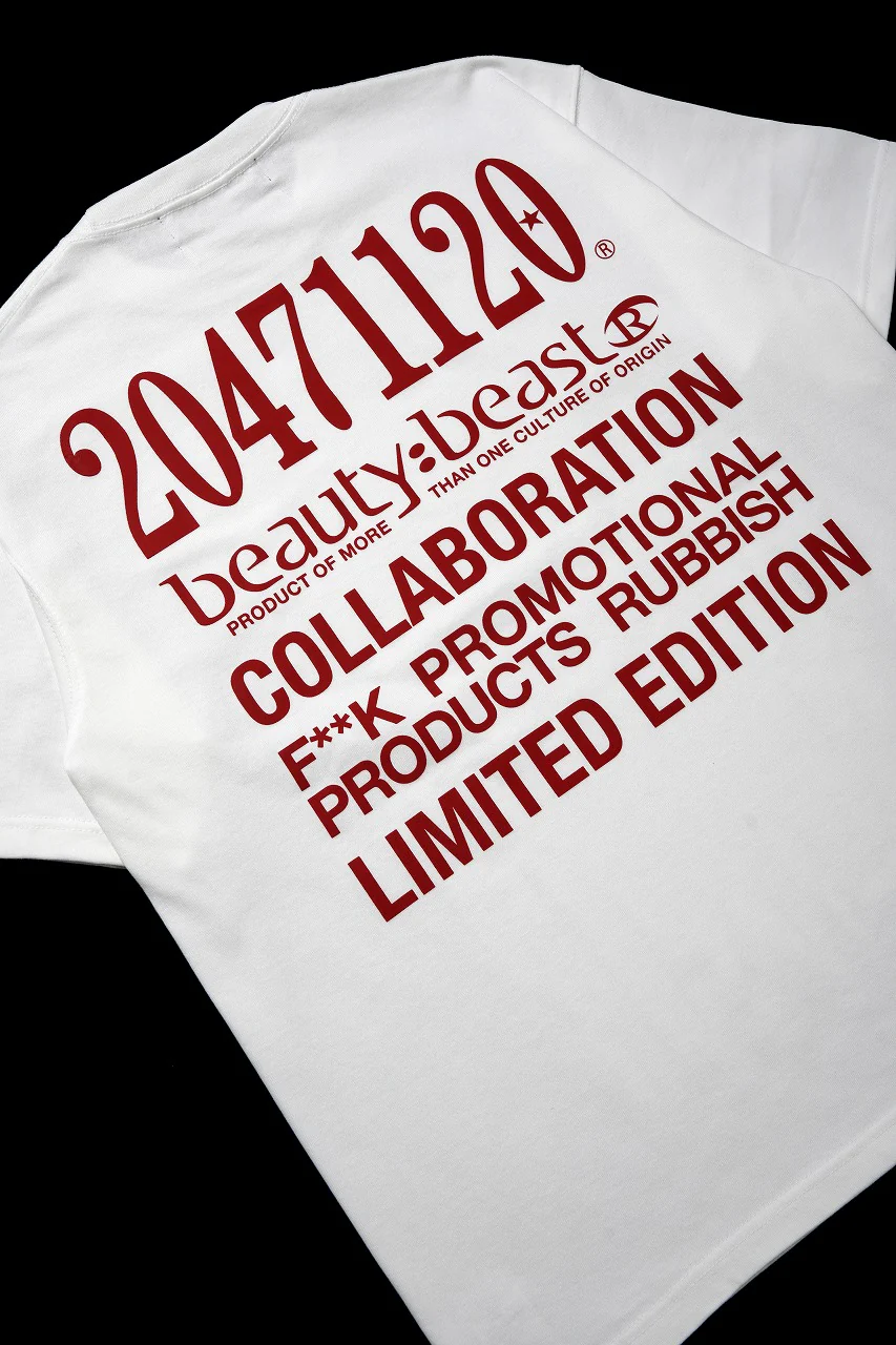 beauty : beast x 20471120 COLLABORATION S/S TEE _3 (WHITE) - Image 8