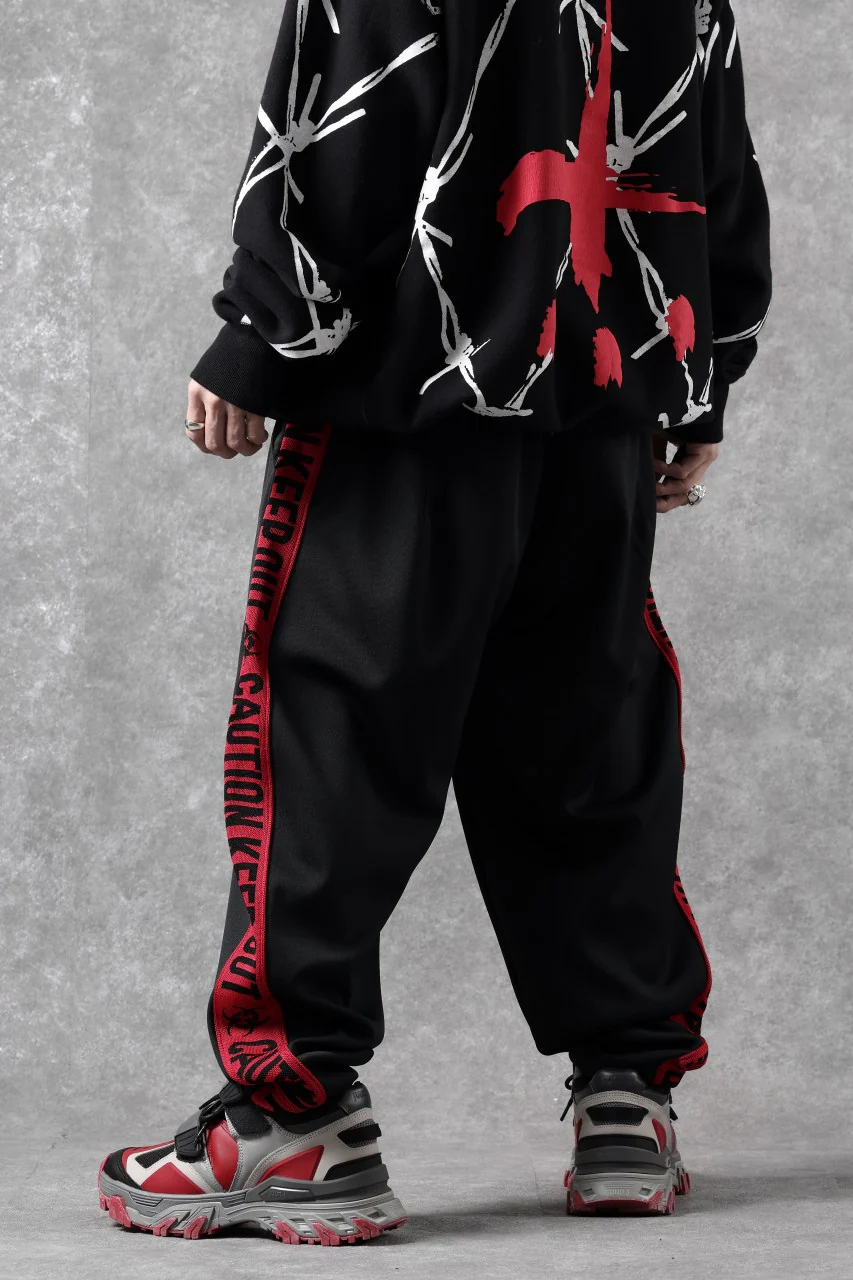 beauty : beast x CVTVLIST KEEP OUT TRACK PANTS (BLACK) - Image 20