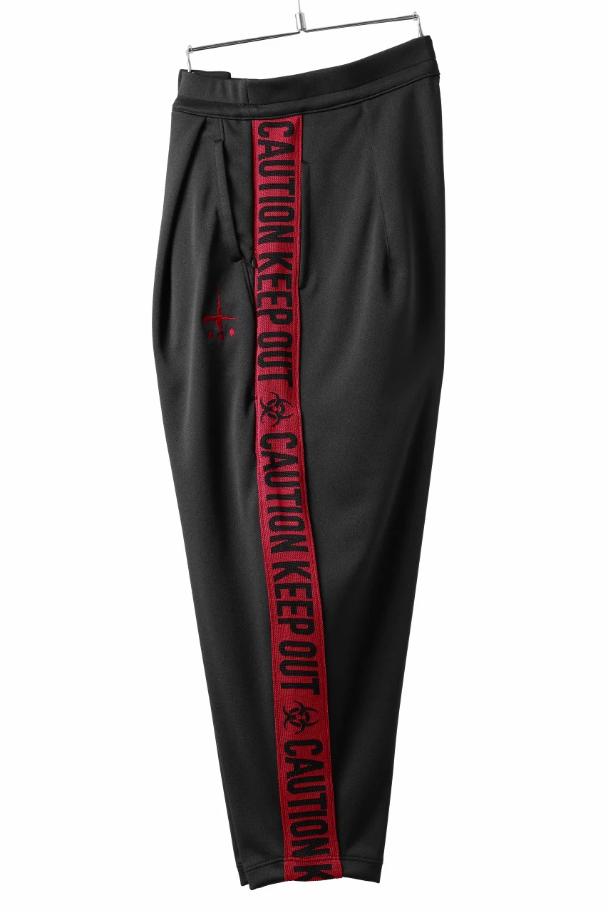 beauty : beast x CVTVLIST KEEP OUT TRACK PANTS (BLACK) - Image 5