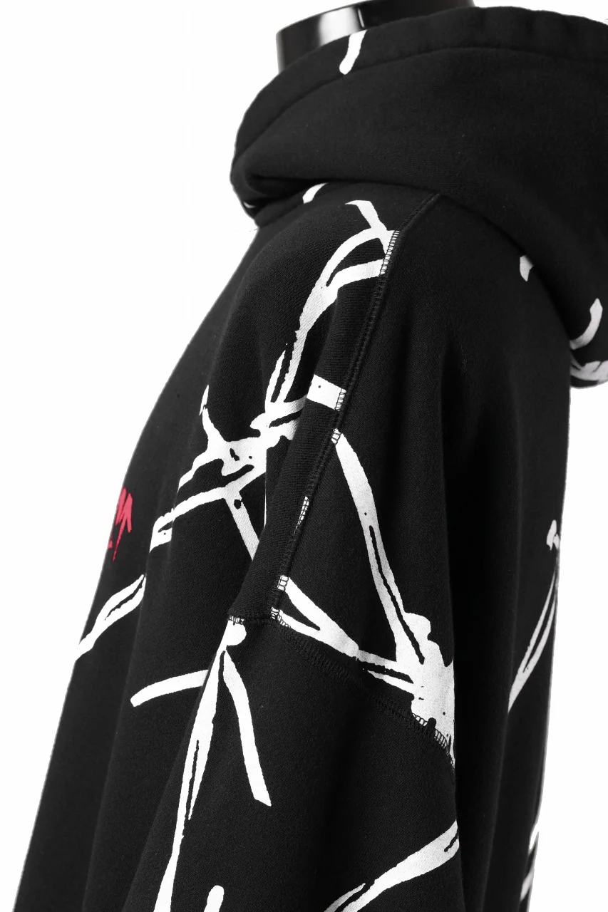 beauty : beast x CVTVLIST P.O HOODED "BARBED WIRE" (BLACK) - Image 10