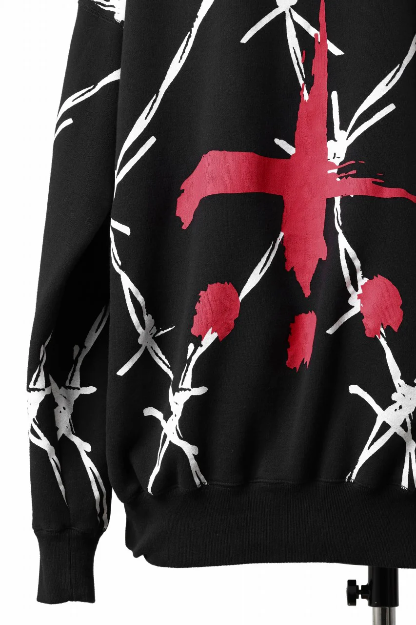 beauty : beast x CVTVLIST P.O HOODED "BARBED WIRE" (BLACK) - Image 12
