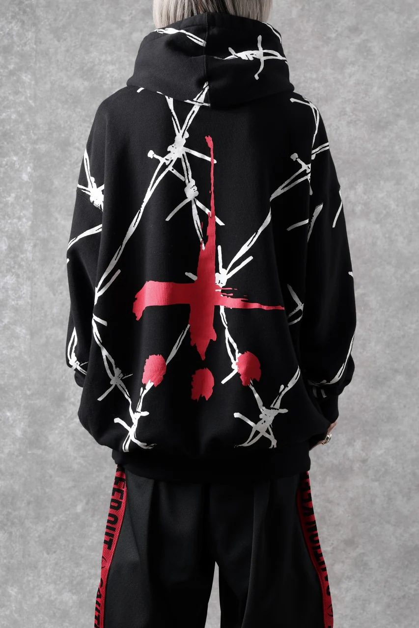 beauty : beast x CVTVLIST P.O HOODED "BARBED WIRE" (BLACK) - Image 19
