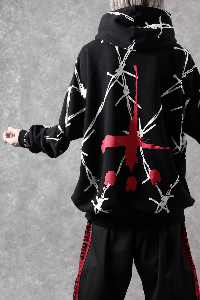 beauty : beast x CVTVLIST P.O HOODED "BARBED WIRE" (BLACK) - Image 20