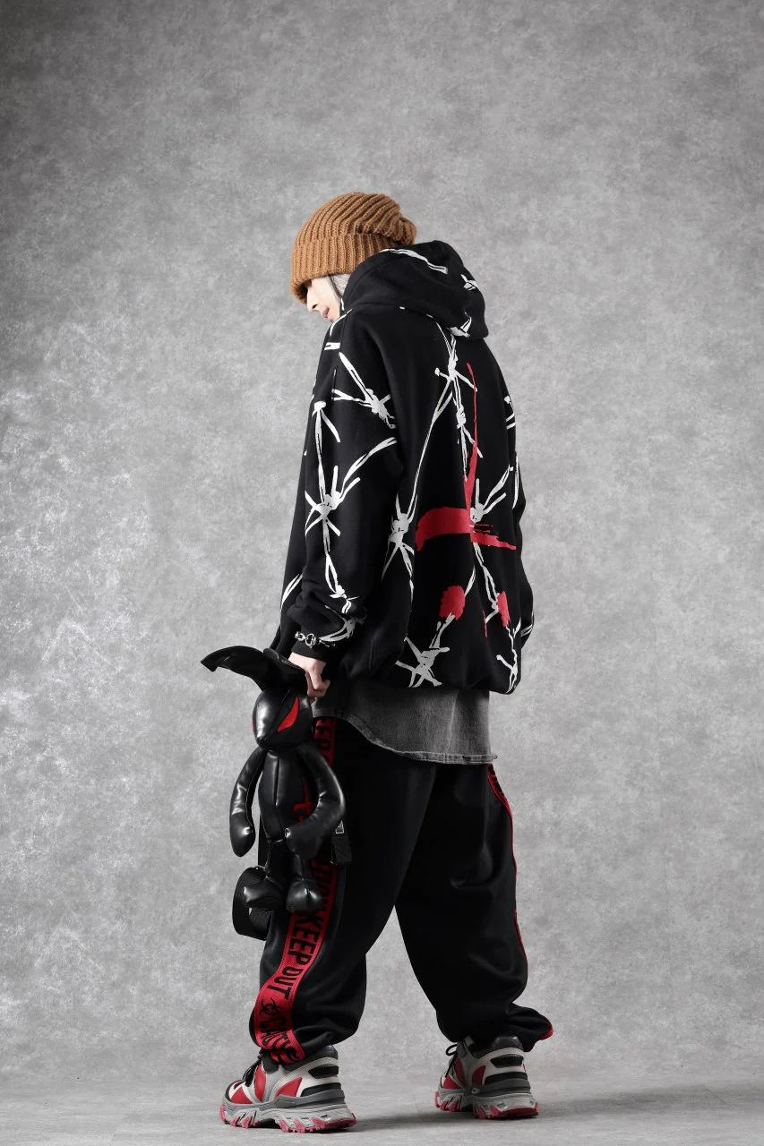 beauty : beast x CVTVLIST P.O HOODED "BARBED WIRE" (BLACK) - Image 30