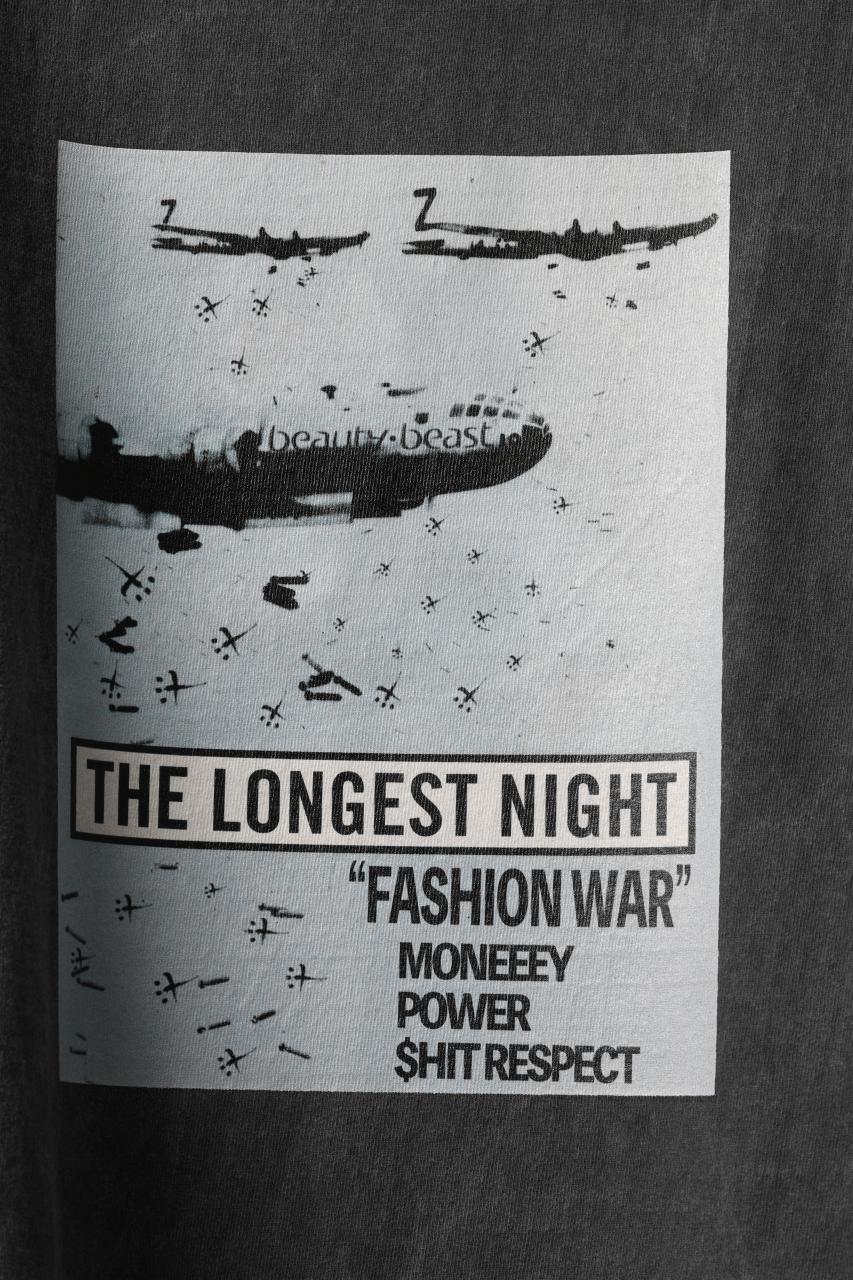beauty : beast x CVTVLIST S/S TEE "FASHION WAR" (G.BLACK) - Image 8