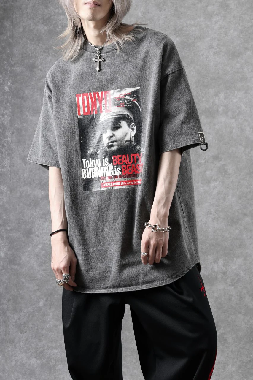 beauty : beast x CVTVLIST S/S TEE "TOKYO BURNING" (G.BLACK) - Image 17