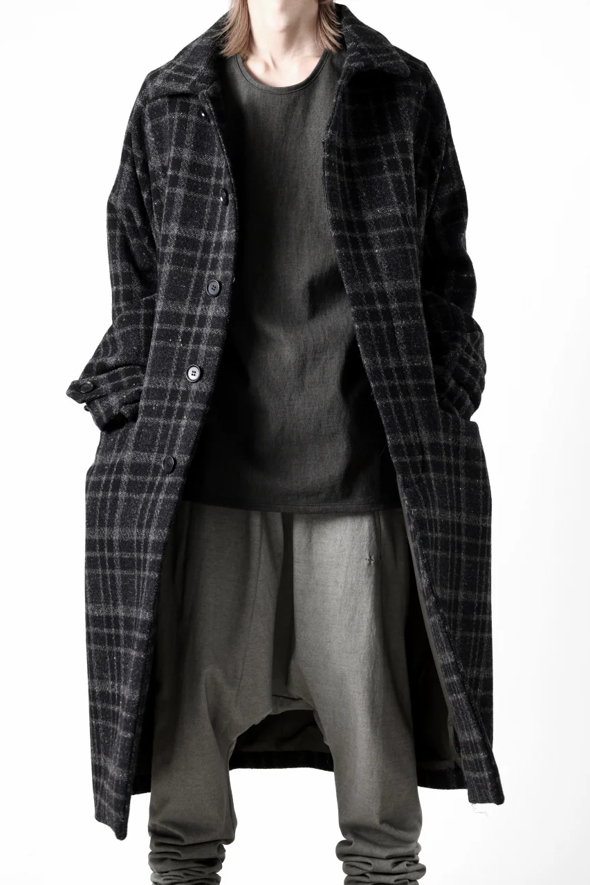 black crow x LOOM exclusive long sleeve tops / sumi dyed medium cotton jersey (carbon) - Image 31