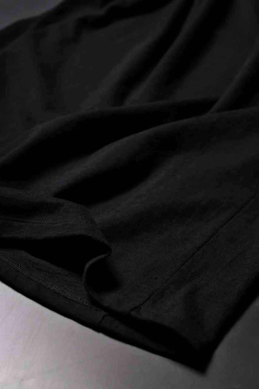 black crow x LOOM exclusive long sleeve tops / zimbabwe cotton jersey (black) - Image 24