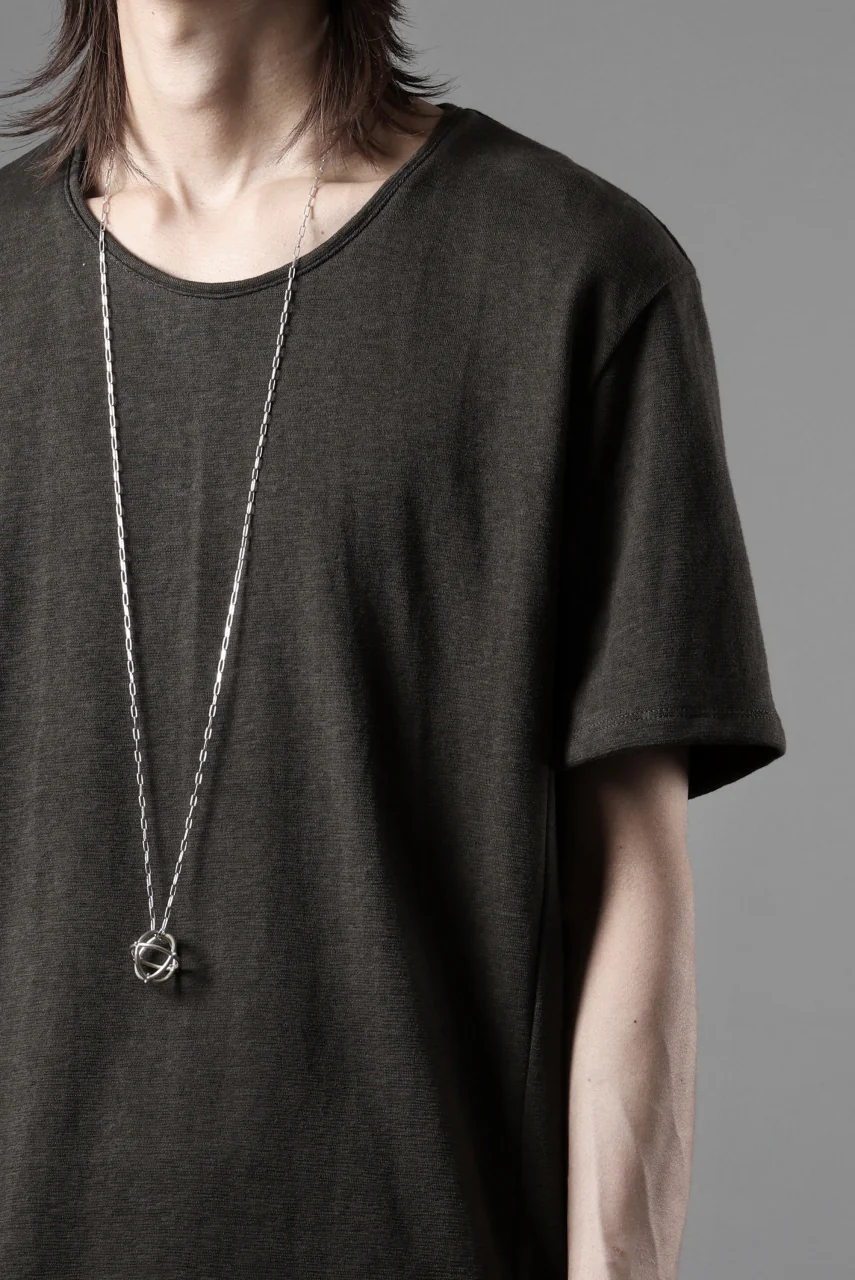 black crow x LOOM exclusive short sleeve tops / dyed zimbabwe cotton jersey (濃墨) - Image 21