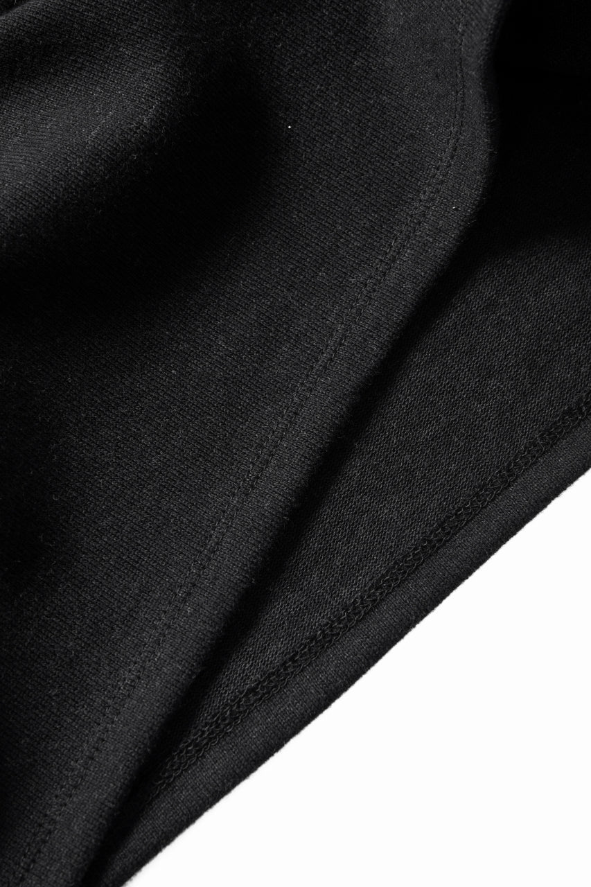 black crow x LOOM exclusive short sleeve tops / JP paper cotton jersey (BLACK) - Image 10