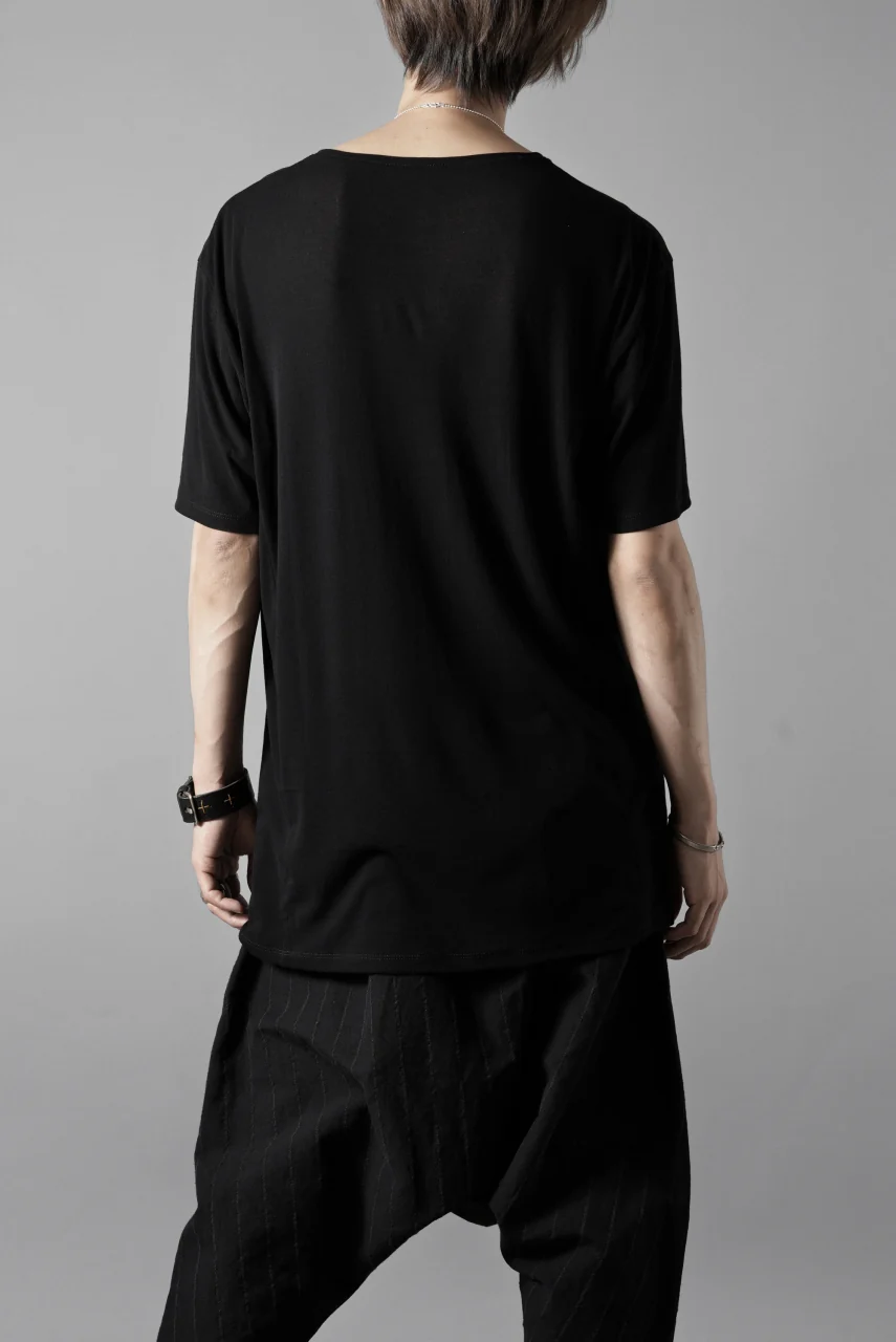 black crow x LOOM exclusive short sleeve tops / supima cotton jersey (BLACK) - Image 13