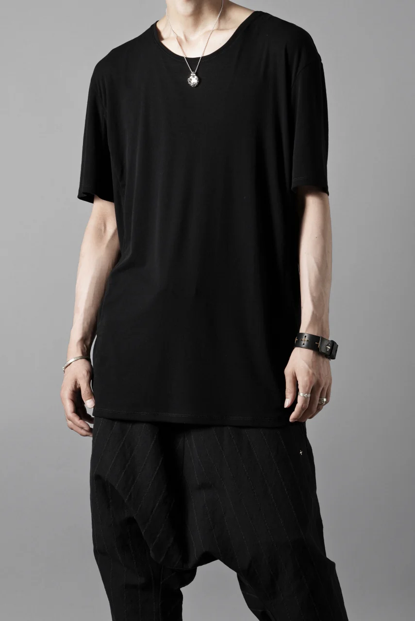 black crow x LOOM exclusive short sleeve tops / supima cotton jersey (BLACK) - Image 14