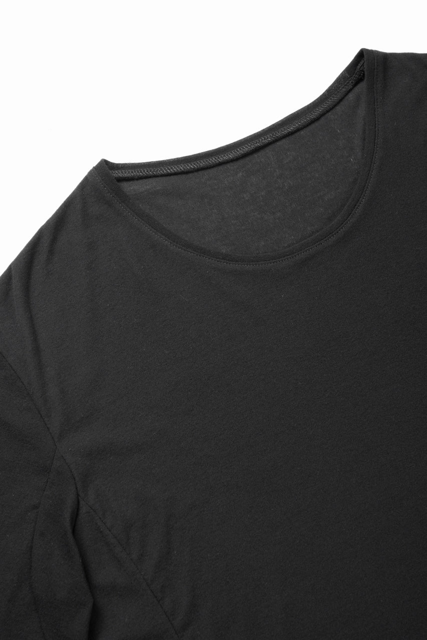 black crow x LOOM exclusive short sleeve tops / supima cotton jersey (BLACK) - Image 6
