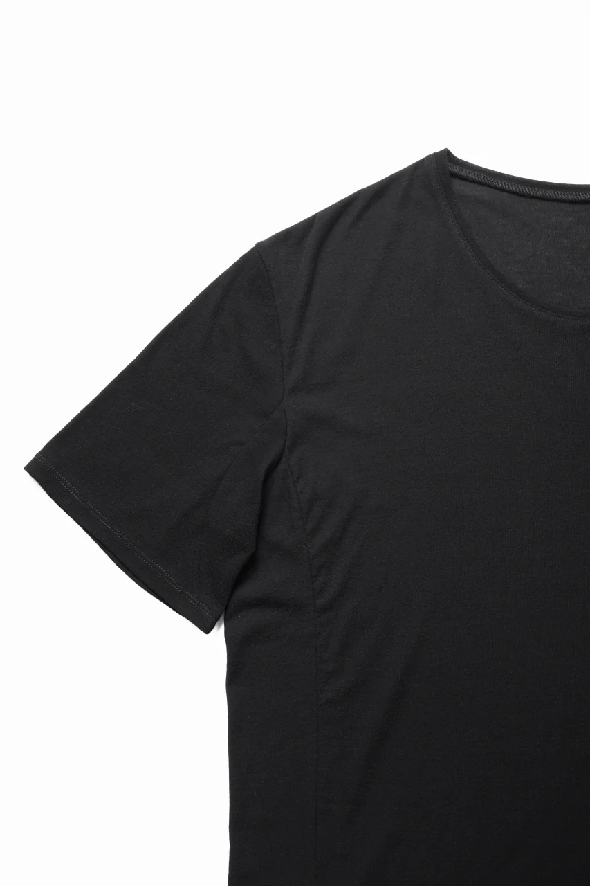 black crow x LOOM exclusive short sleeve tops / supima cotton jersey (BLACK) - Image 7