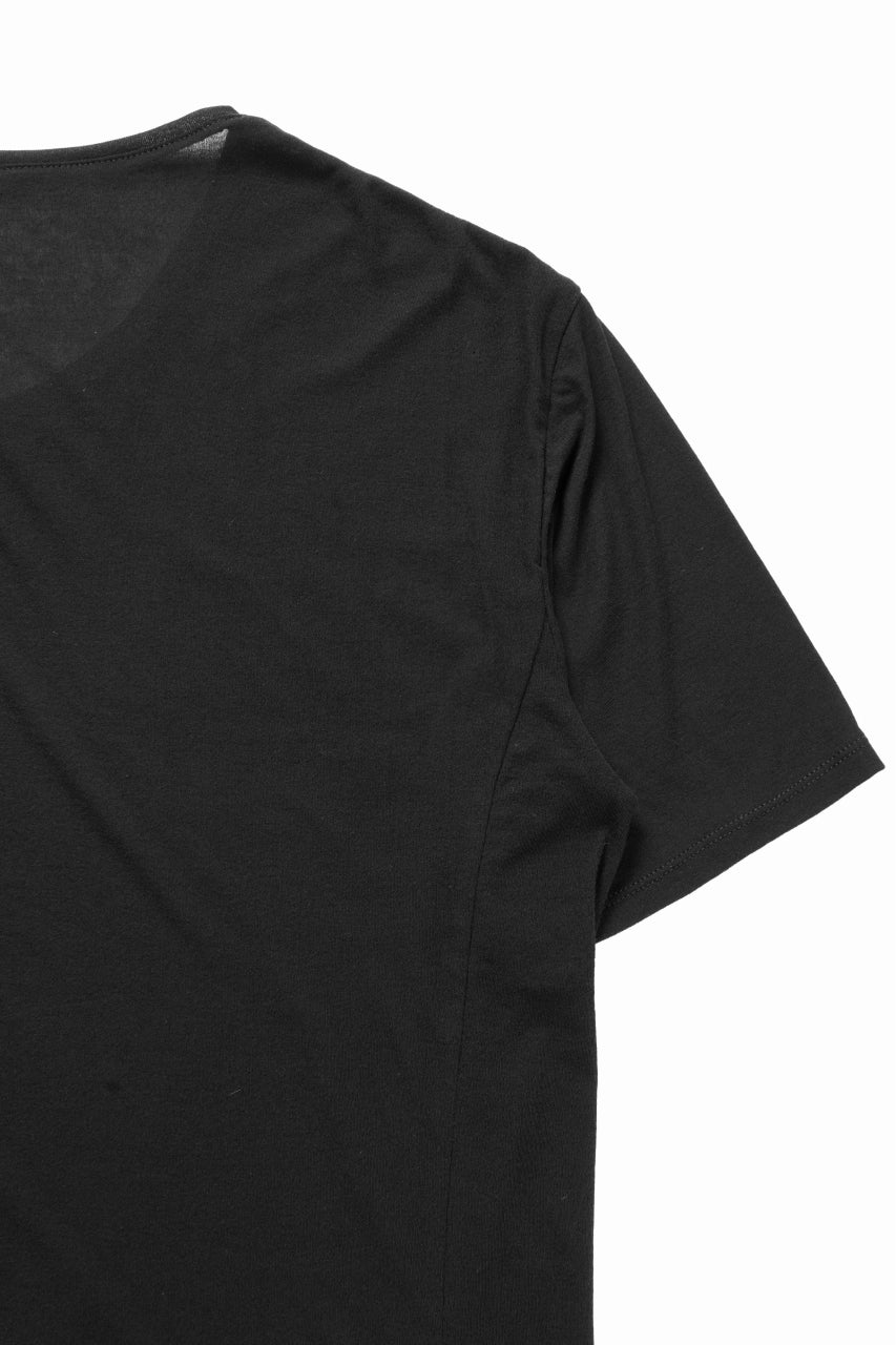 black crow x LOOM exclusive short sleeve tops / supima cotton jersey (BLACK) - Image 8