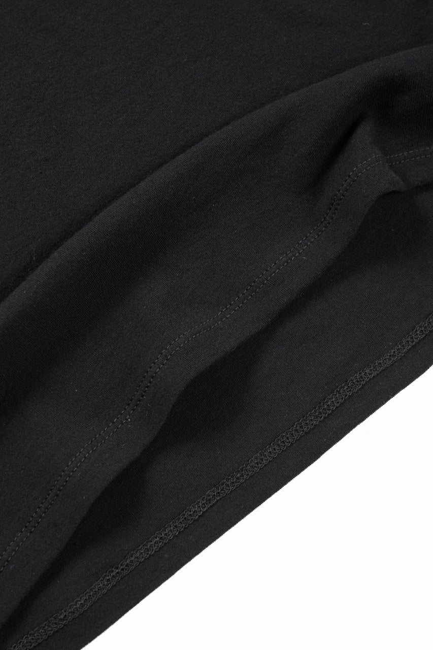 black crow x LOOM exclusive short sleeve tops / supima cotton jersey (BLACK) - Image 9