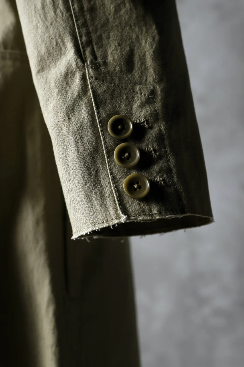 blackcrow all in one suits / cotton woven (BEIGE) - Image 15