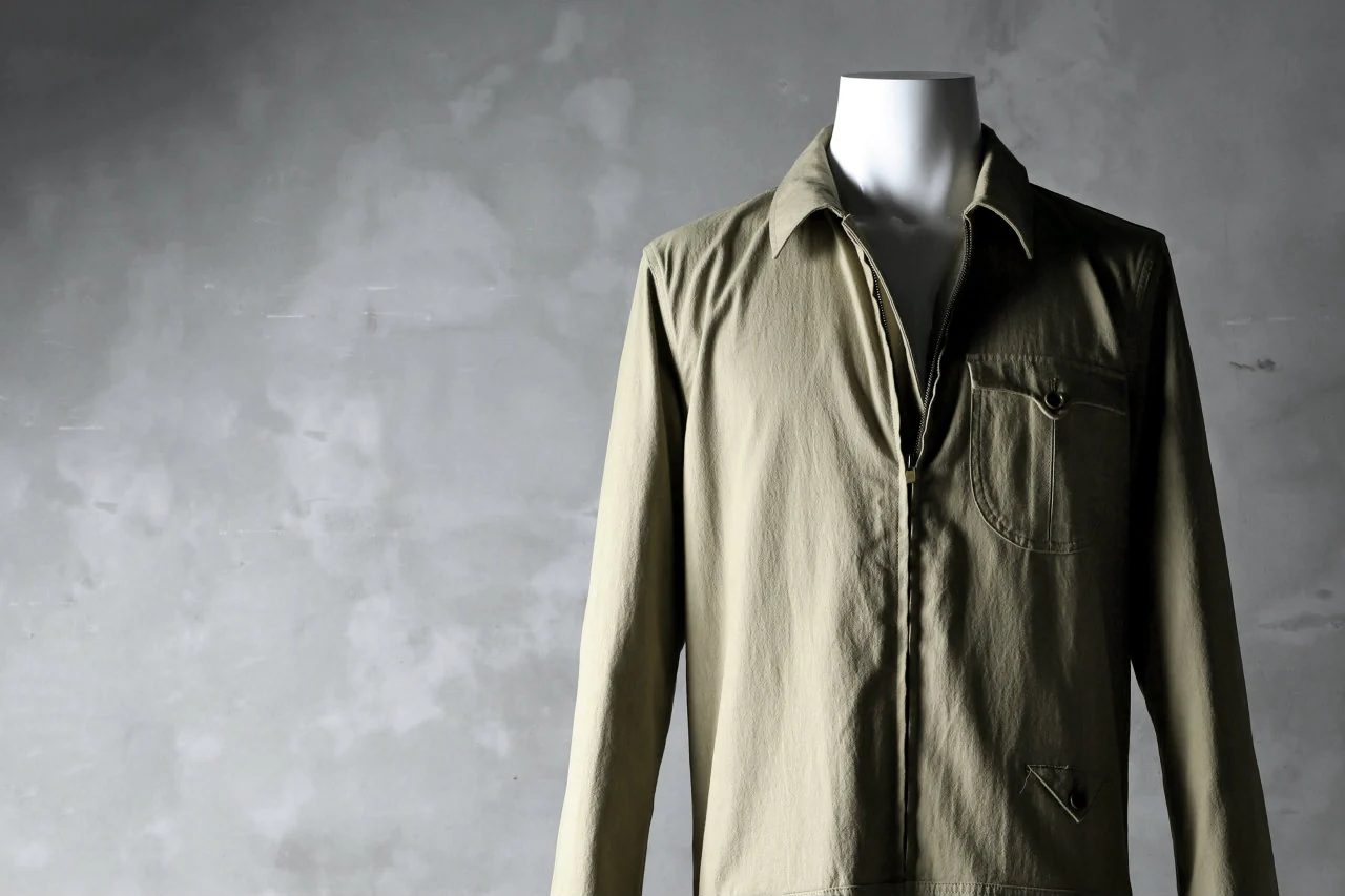 blackcrow all in one suits / cotton woven (BEIGE) - Image 16