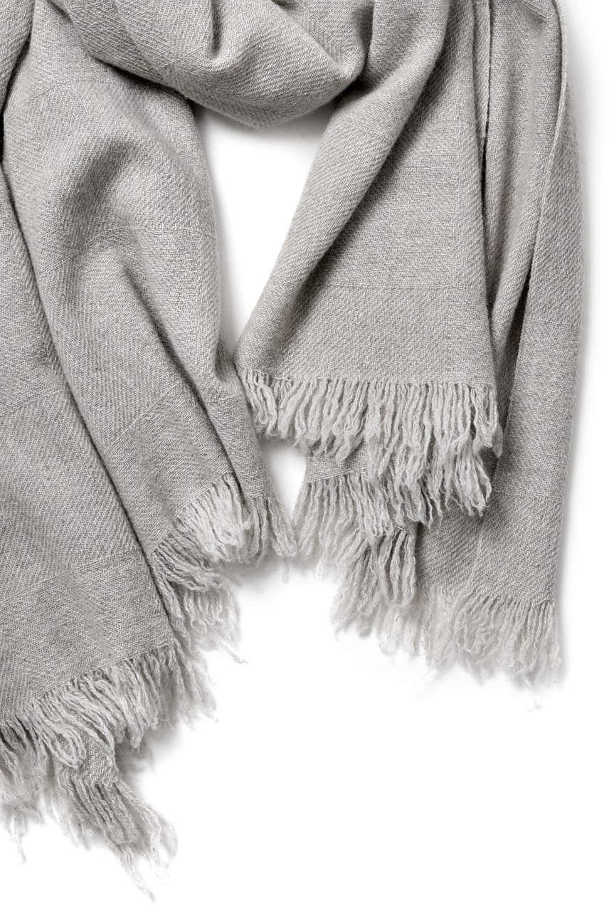 blackcrow stole mi/wo/ny woven (IVORY) - Image 5