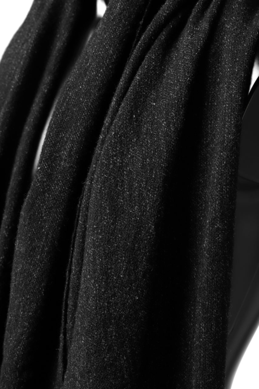 blackcrow stole wo/co/ny woven (MIX BLACK) - Image 10