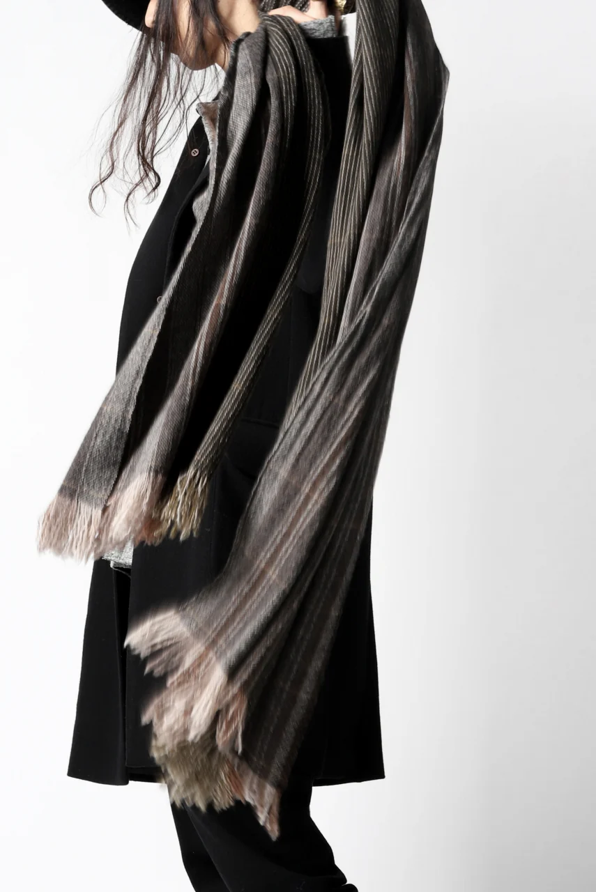 blackcrow stole wo/ny woven (GREY CHECK) - Image 13