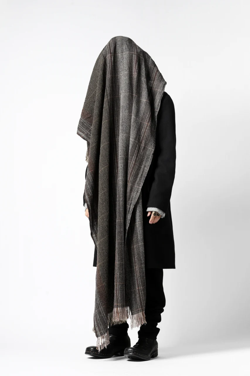 blackcrow stole wo/ny woven (GREY CHECK) - Image 14