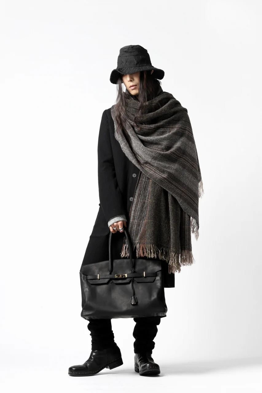 blackcrow stole wo/ny woven (GREY CHECK) - Image 16