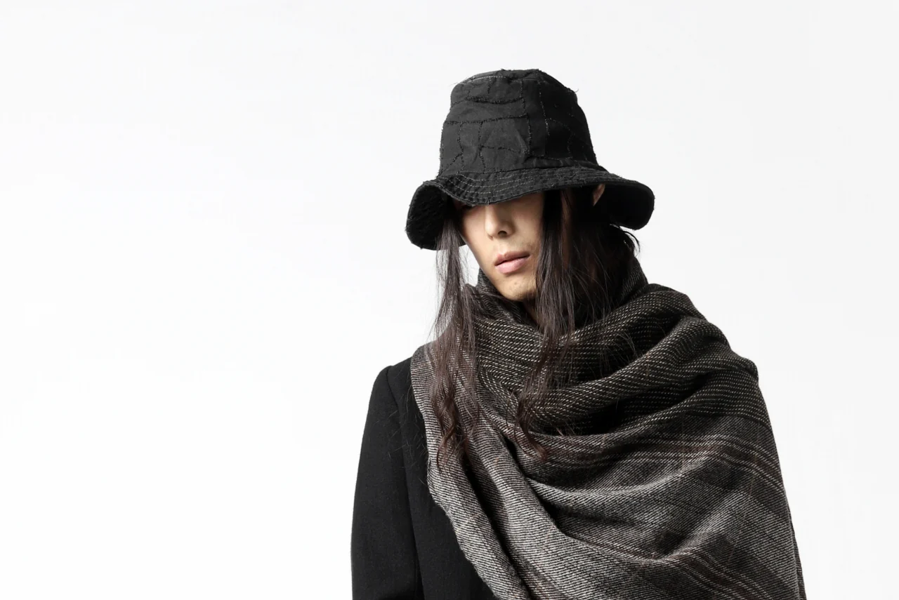 blackcrow stole wo/ny woven (GREY CHECK) - Image 21