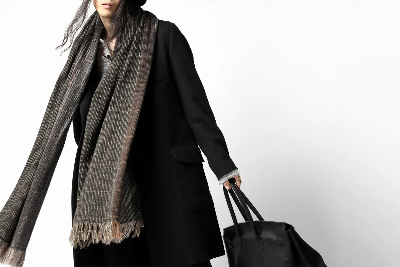 blackcrow stole wo/ny woven (GREY CHECK) - Image 22
