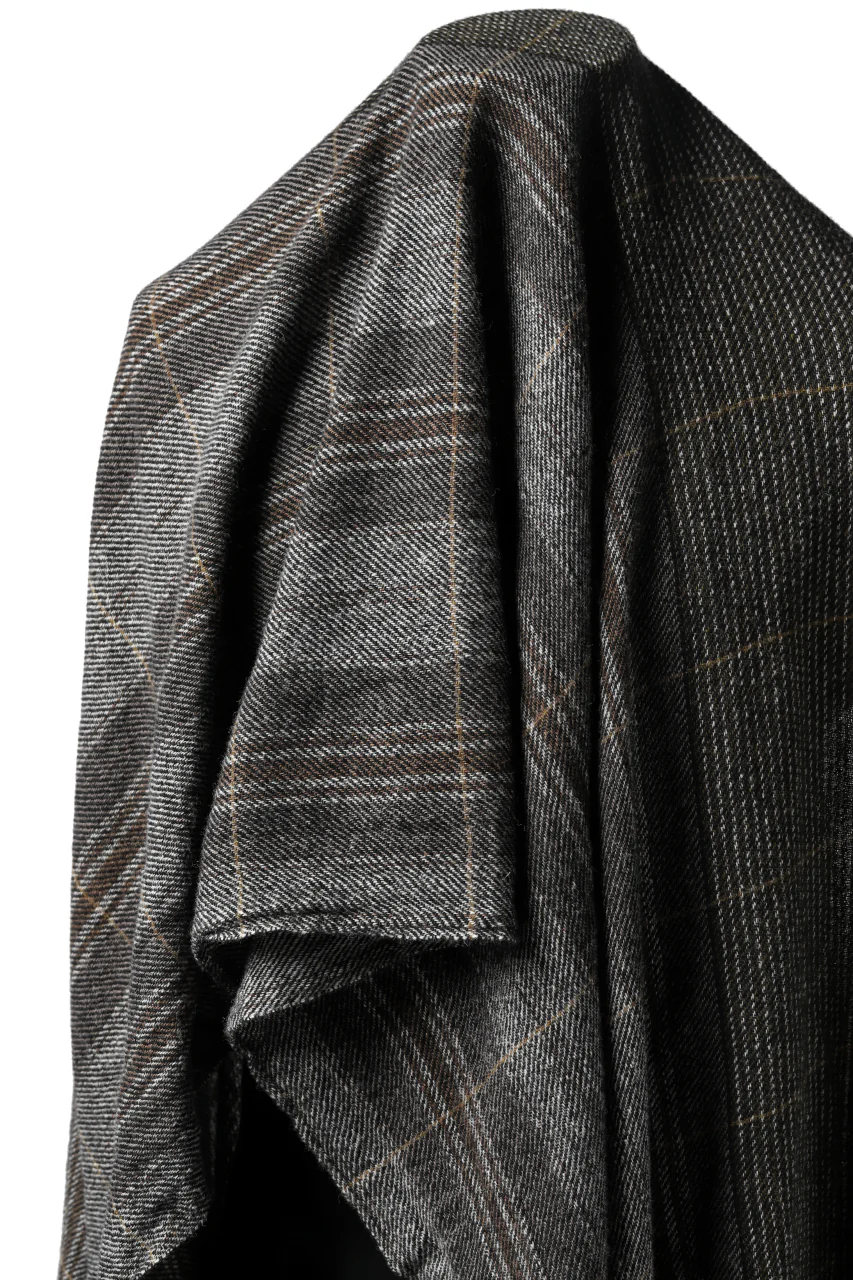 blackcrow stole wo/ny woven (GREY CHECK) - Image 8