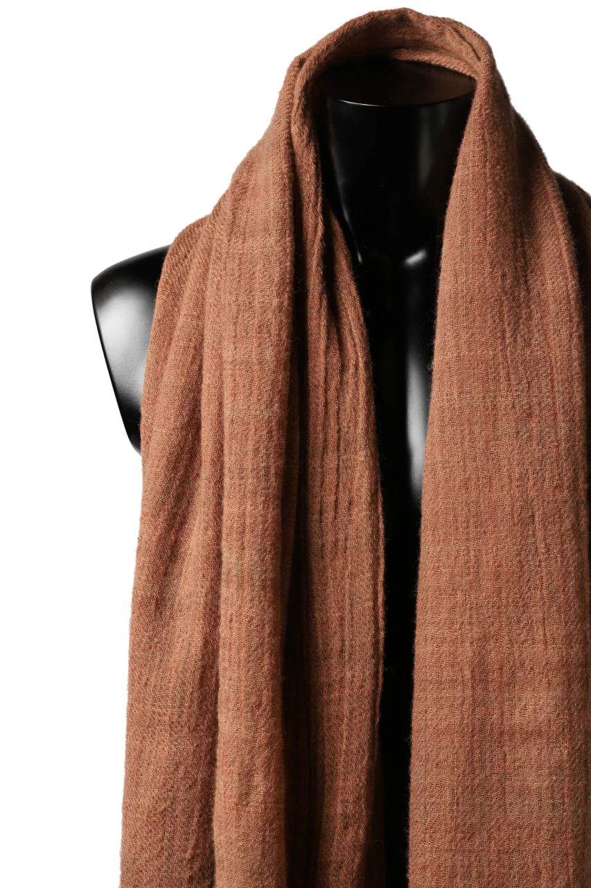 blackcrow stole wool (PERSIMMON) - Image 10