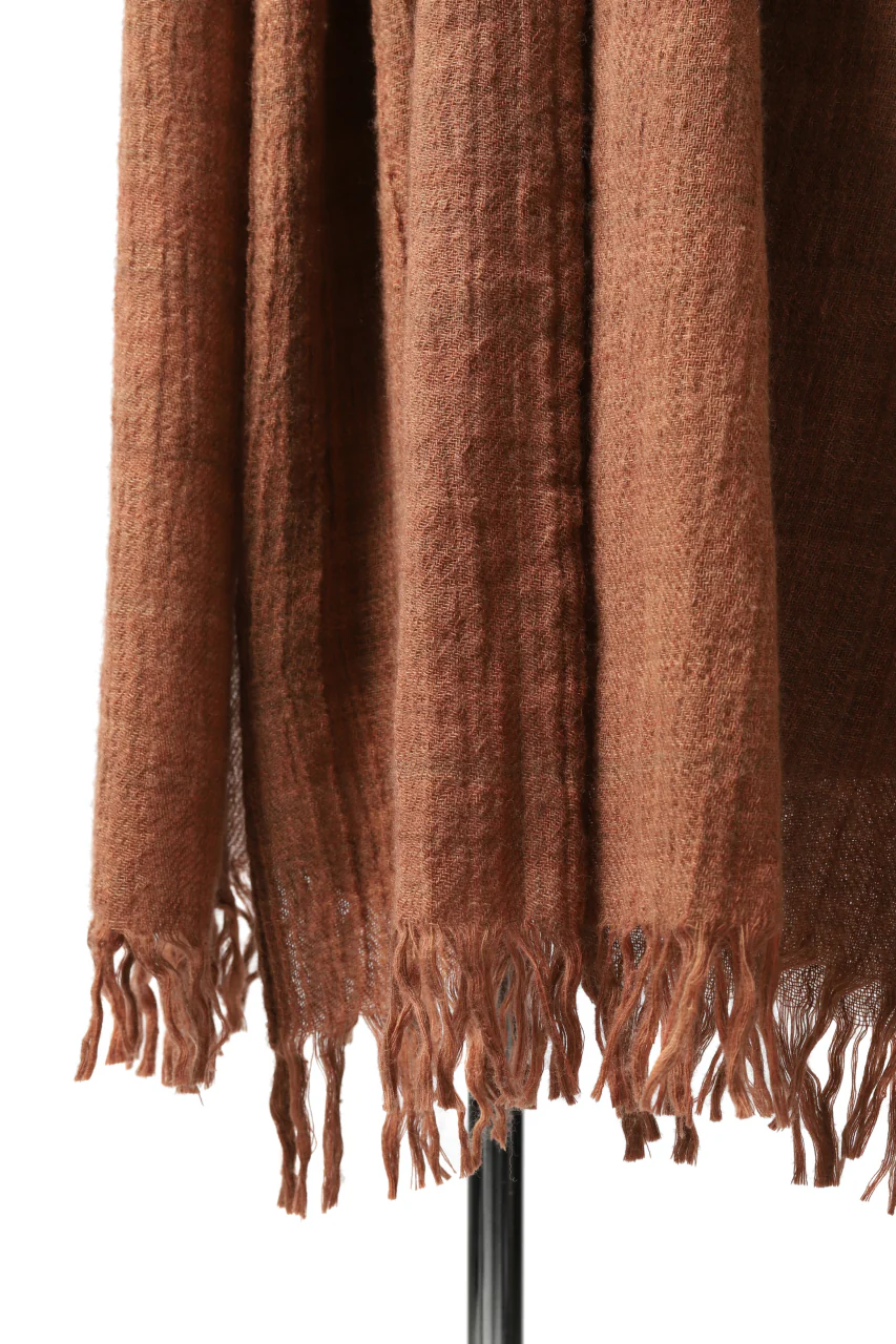 blackcrow stole wool (PERSIMMON) - Image 11