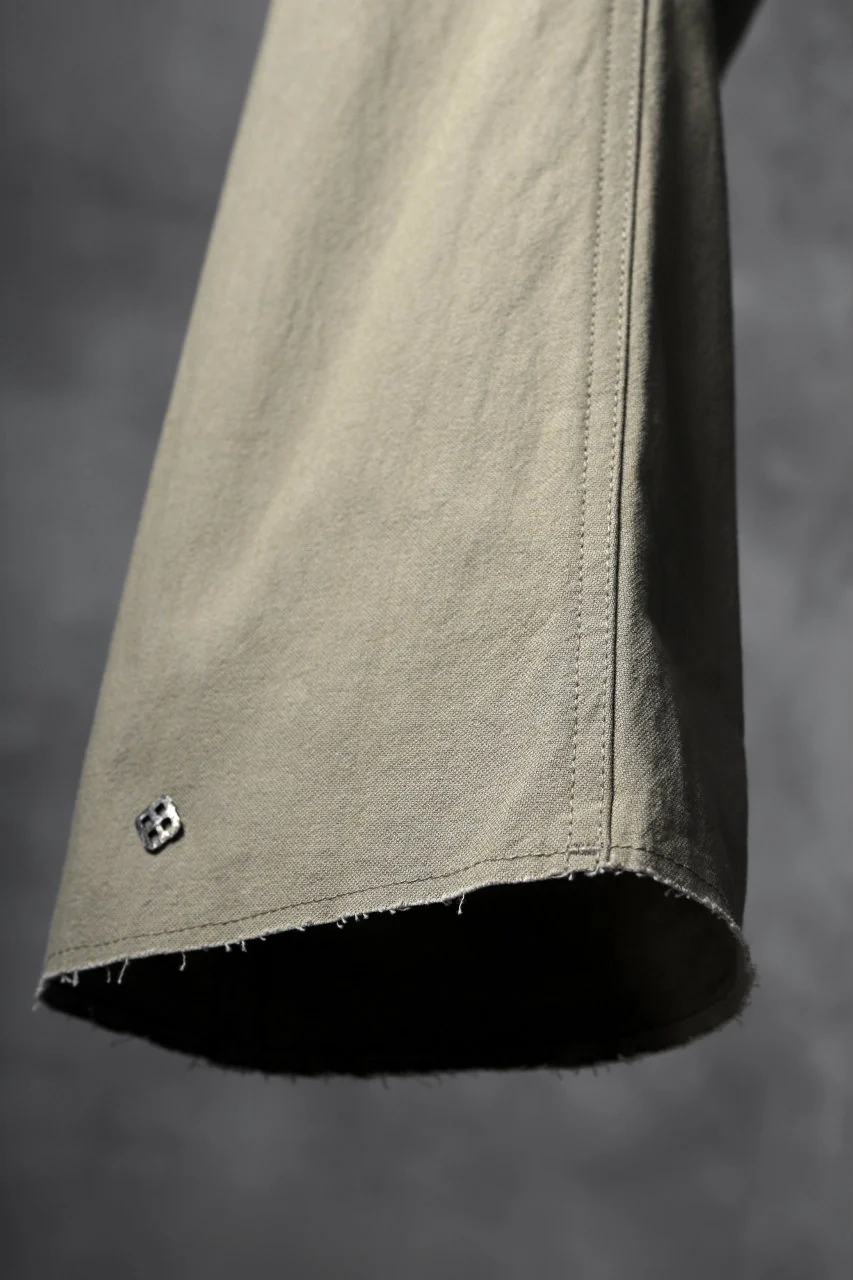 blackcrow worker pocket trousers / cotton woven (BEIGE) - Image 16