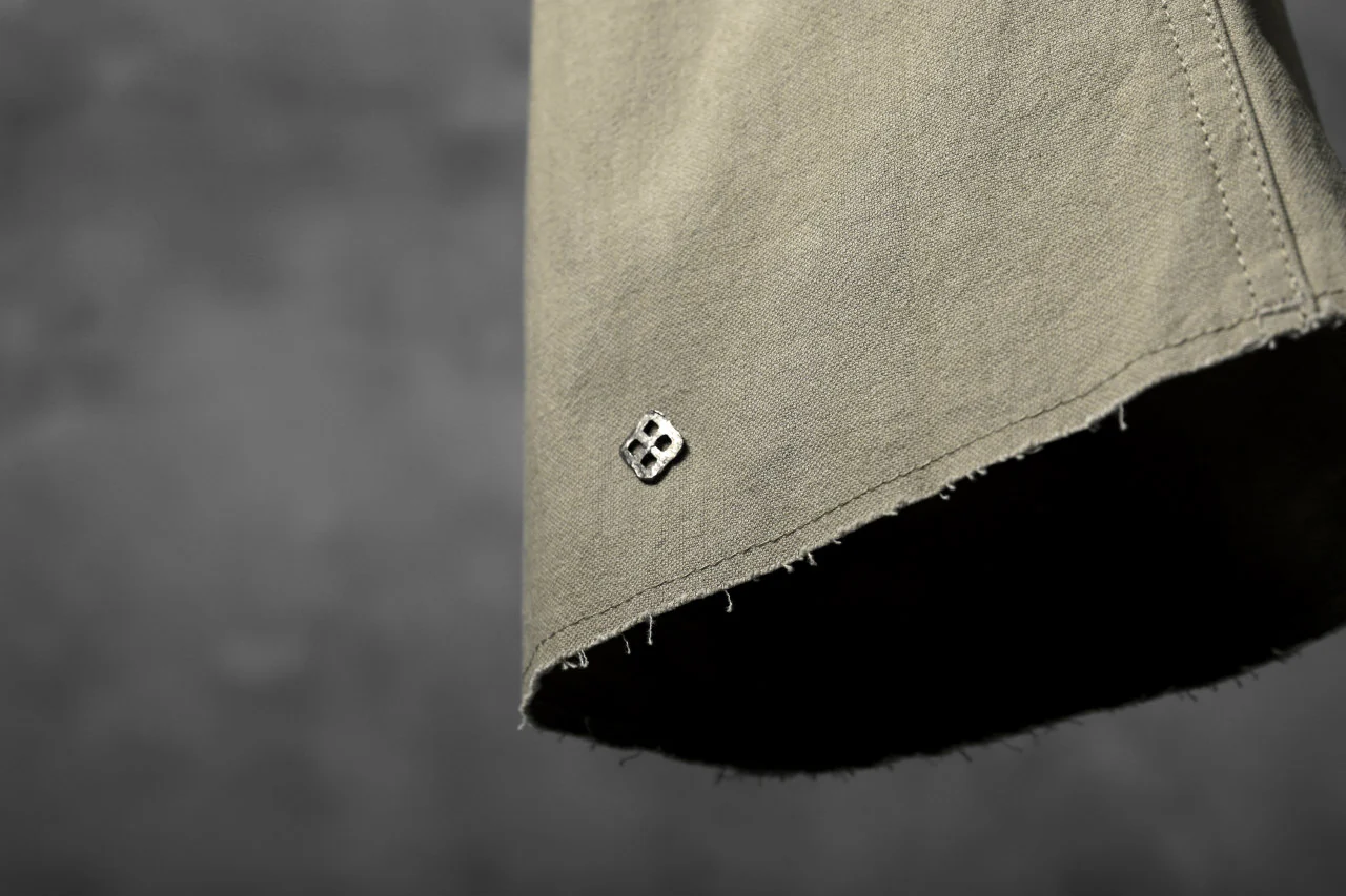 blackcrow worker pocket trousers / cotton woven (BEIGE) - Image 18