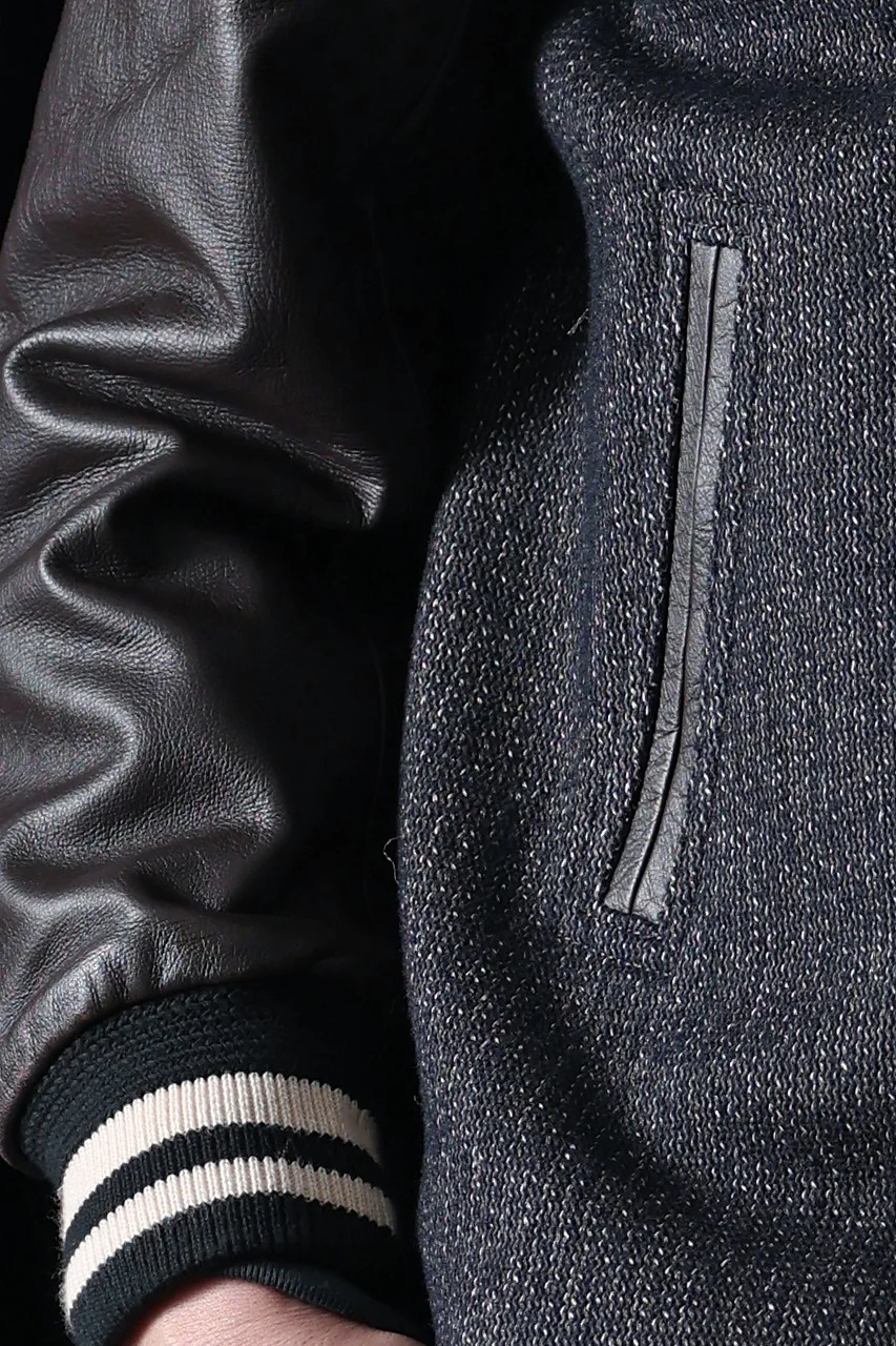 BROWN'S BEACH PHARAOH JACKET (NAVY BLUE×DARK BROWN) - Image 4
