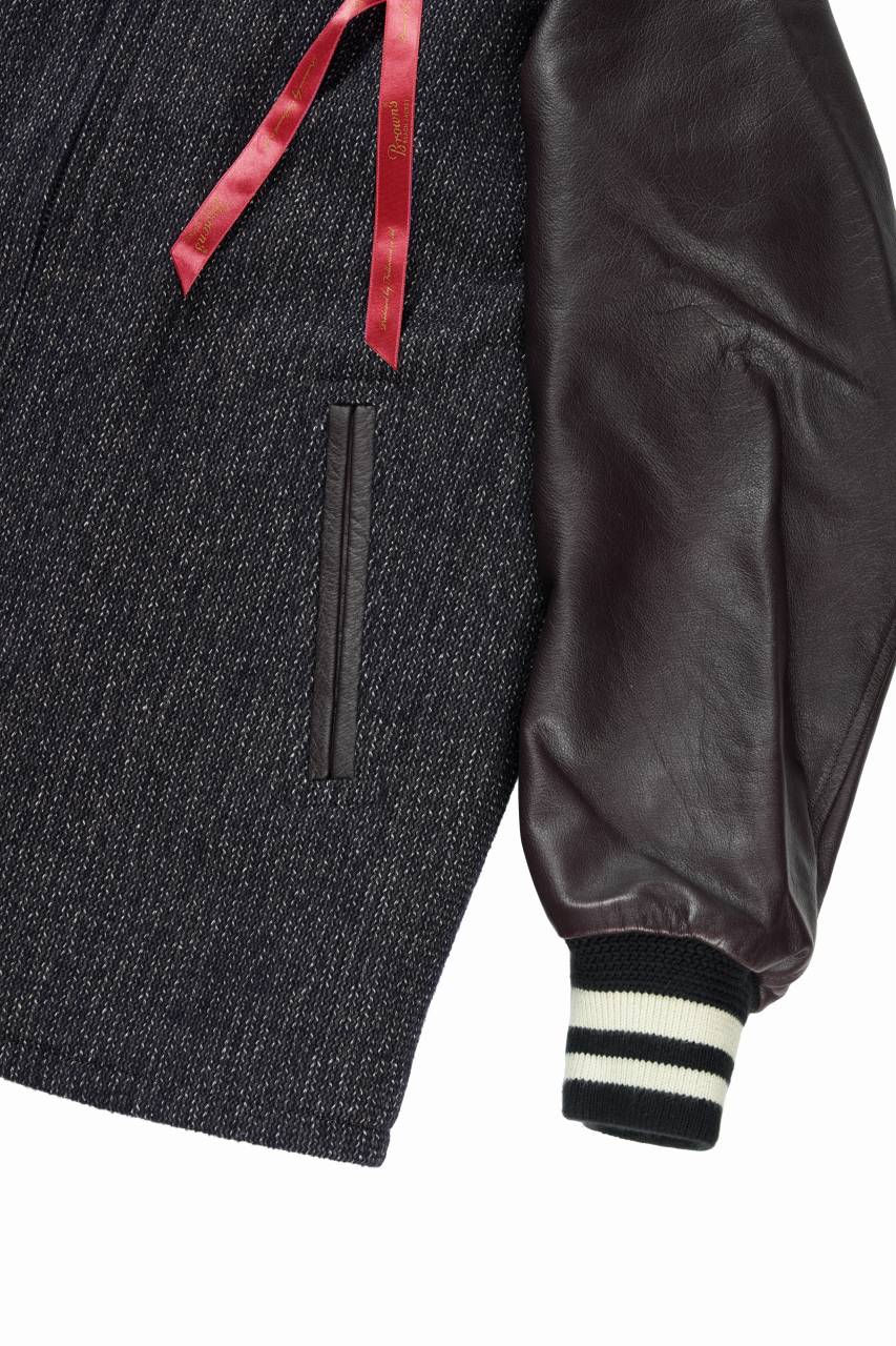 BROWN'S BEACH PHARAOH JACKET (NAVY BLUE×DARK BROWN) - Image 6