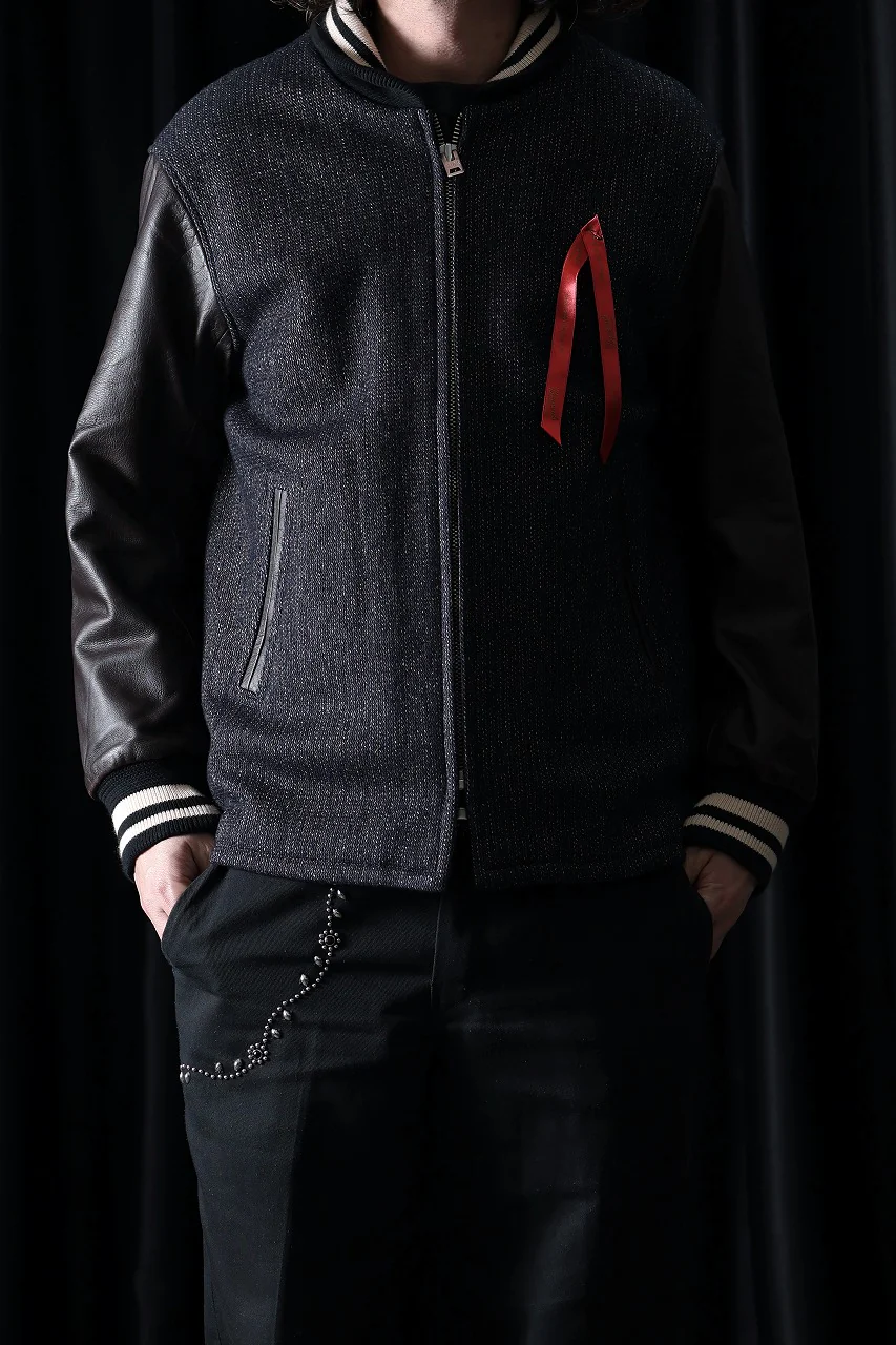 BROWN'S BEACH PHARAOH JACKET (NAVY BLUE×DARK BROWN) - Image 9