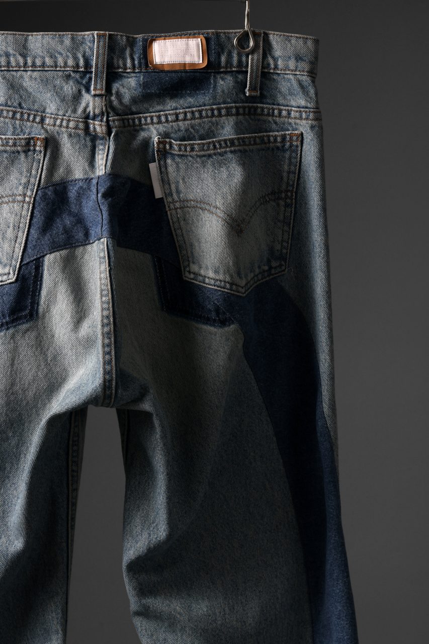 CHANGES BAGGY DENIM PANTS MADE BY VTG LEVI’S JEANS (INDIGO) - Image 10