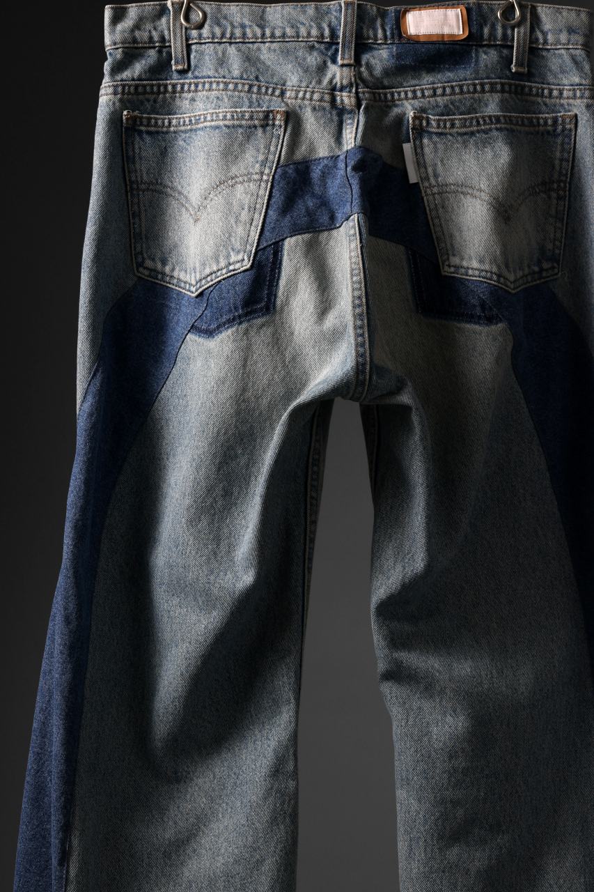 CHANGES BAGGY DENIM PANTS MADE BY VTG LEVI’S JEANS (INDIGO) - Image 11
