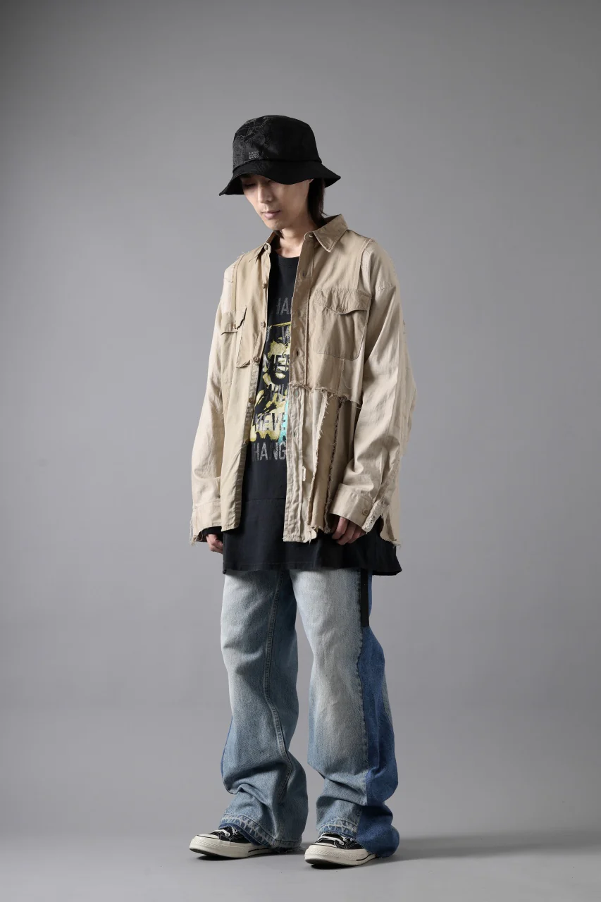 CHANGES BAGGY DENIM PANTS MADE BY VTG LEVI’S JEANS (INDIGO) - Image 16