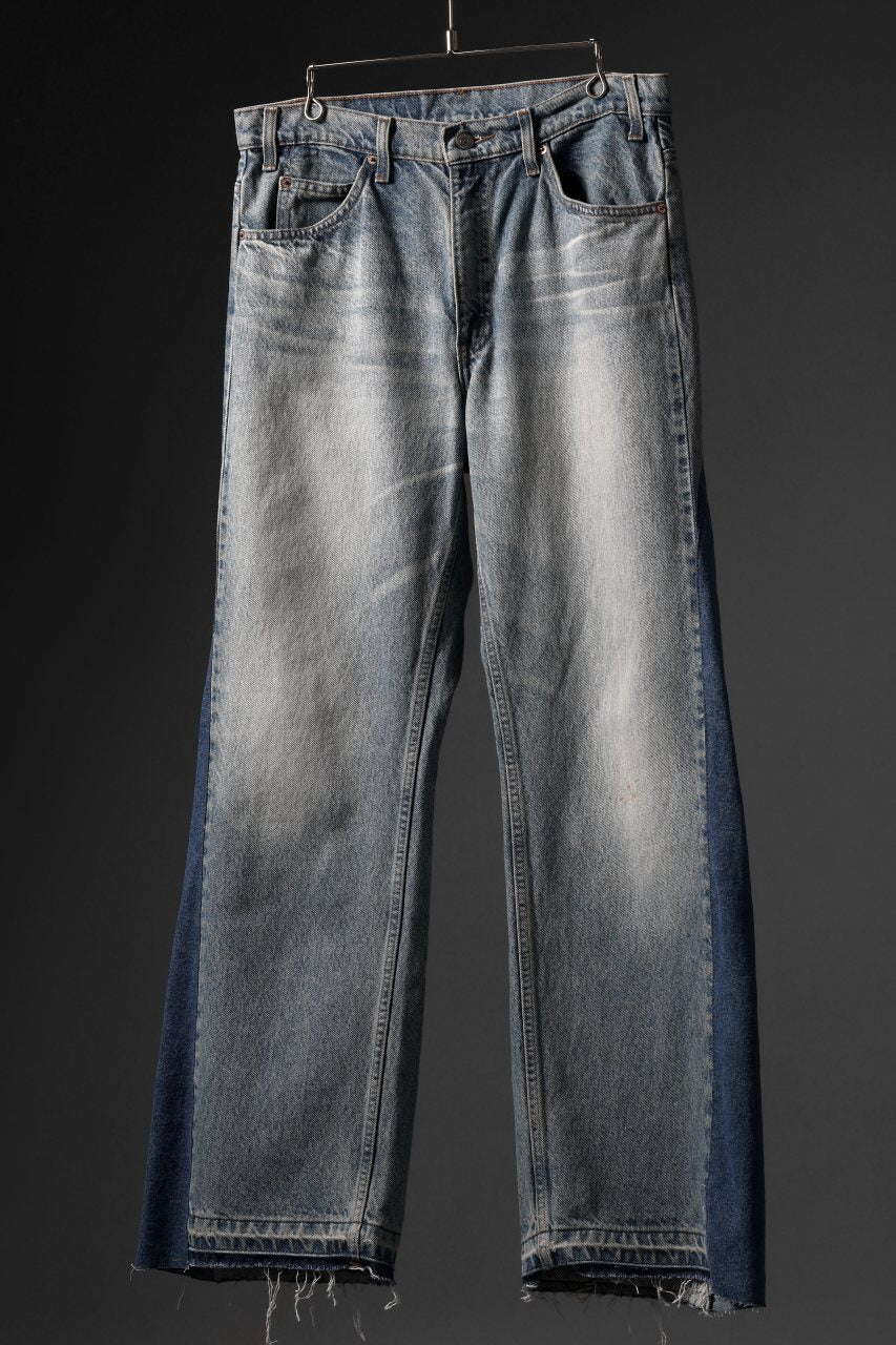 CHANGES BAGGY DENIM PANTS MADE BY VTG LEVI’S JEANS (INDIGO) - Image 2