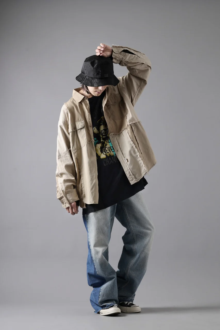 CHANGES BAGGY DENIM PANTS MADE BY VTG LEVI’S JEANS (INDIGO) - Image 20