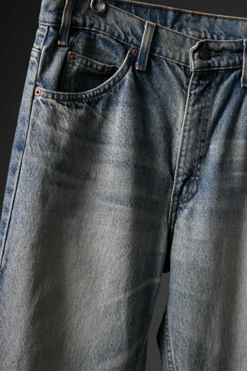 CHANGES BAGGY DENIM PANTS MADE BY VTG LEVI’S JEANS (INDIGO) - Image 6