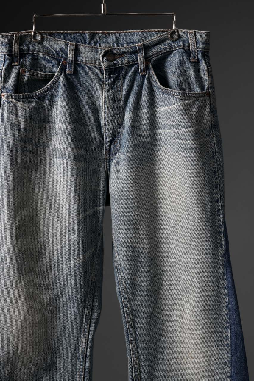 CHANGES BAGGY DENIM PANTS MADE BY VTG LEVI’S JEANS (INDIGO) - Image 7