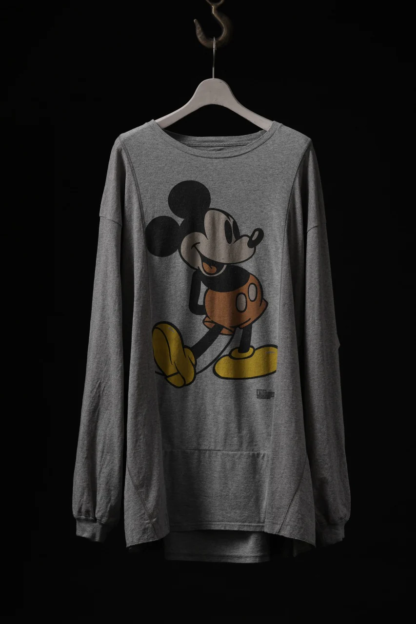 CHANGES CRACKING-MOUSE LS TOPS (GREY #A)