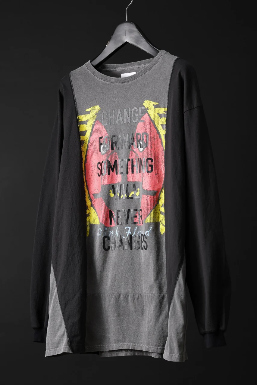 CHANGES exclusive VINTAGE REMAKE L/S TOPS (MULTI BLACK #A') - Image 2