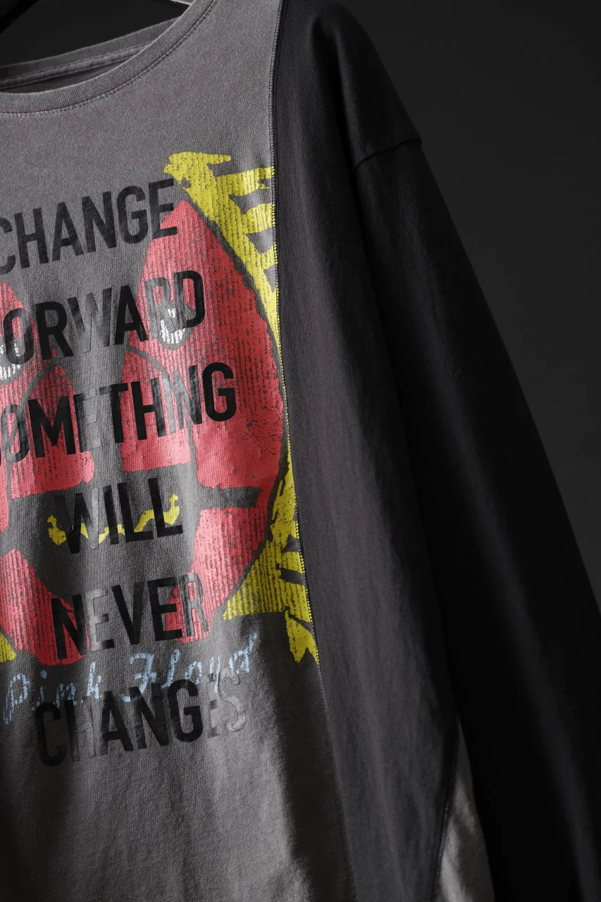 CHANGES exclusive VINTAGE REMAKE L/S TOPS (MULTI BLACK #A') - Image 5