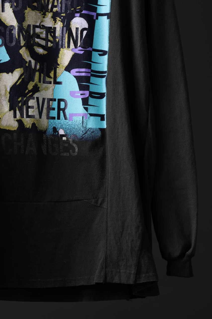 CHANGES exclusive VINTAGE REMAKE L/S TOPS (MULTI BLACK #A) - Image 5